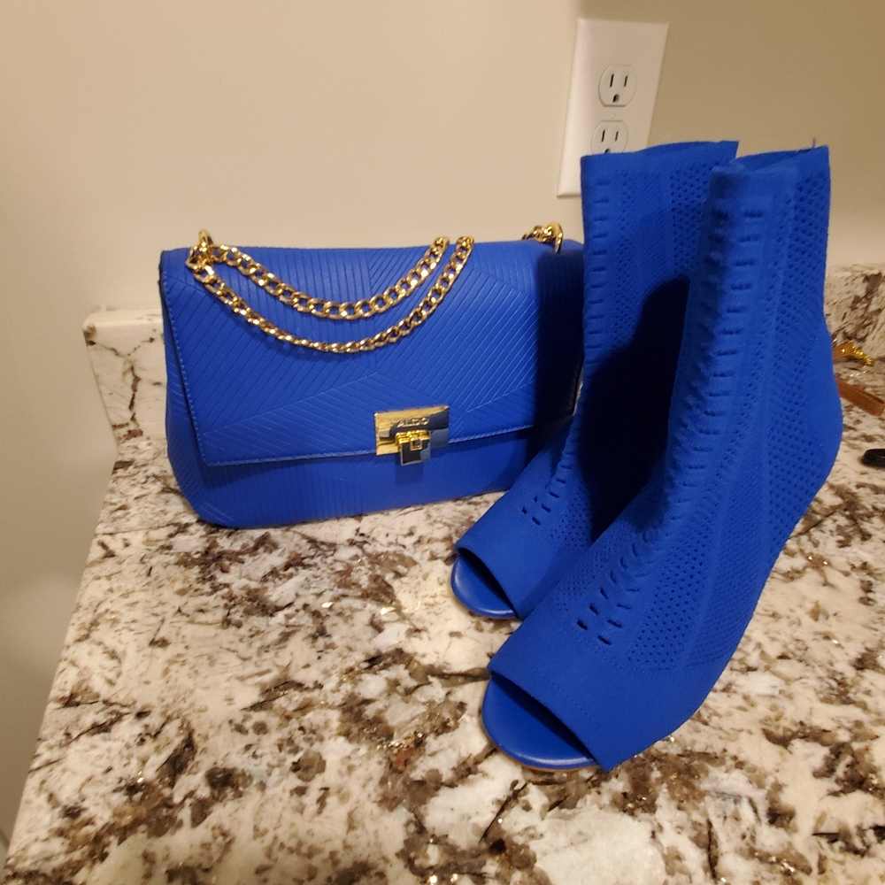 Matching Sock Bootie and Bag